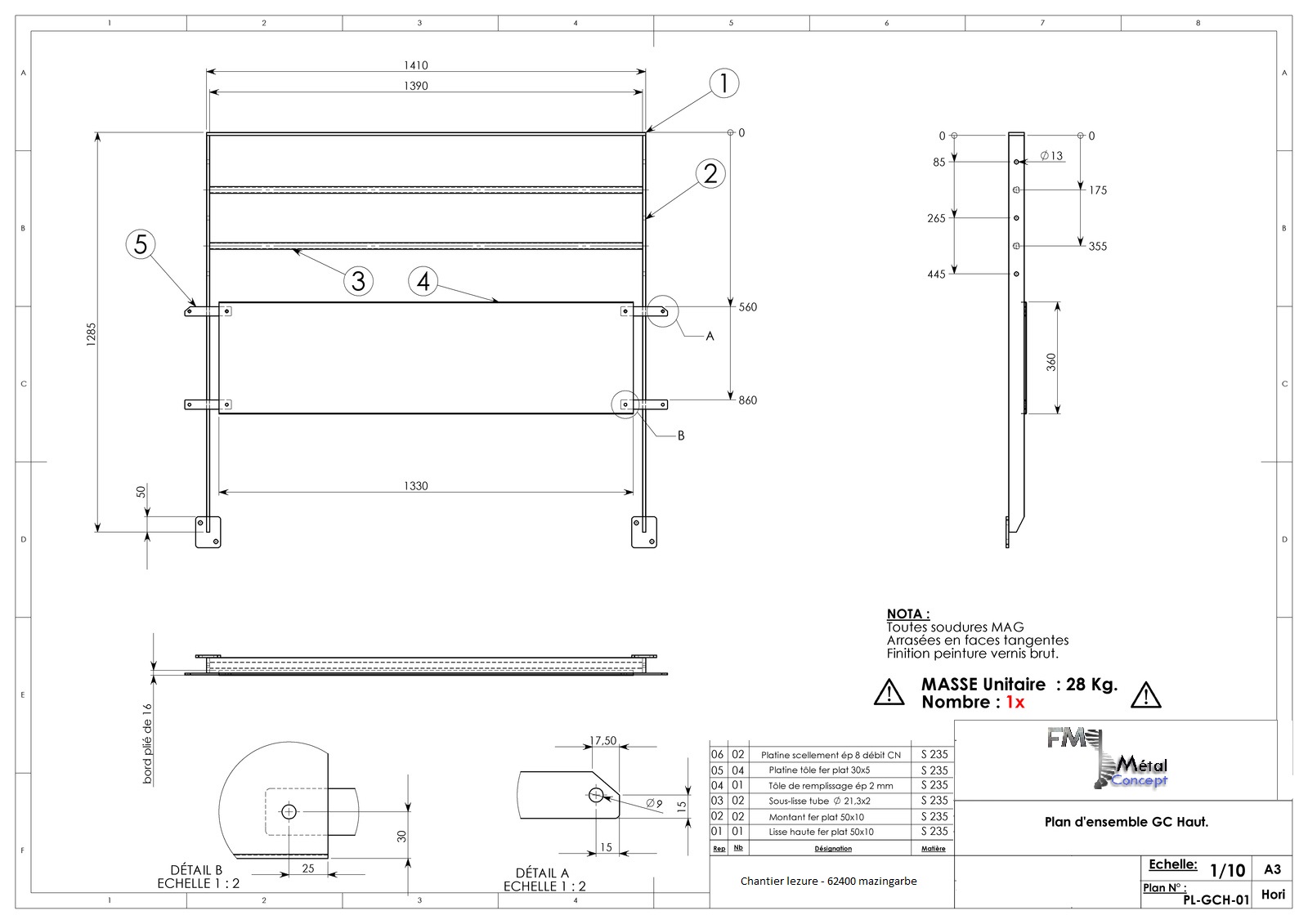 plan barriere